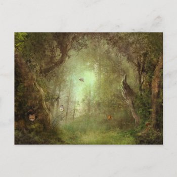 Hidden Fox Grove Postcard by AutumnsGoddess at Zazzle
