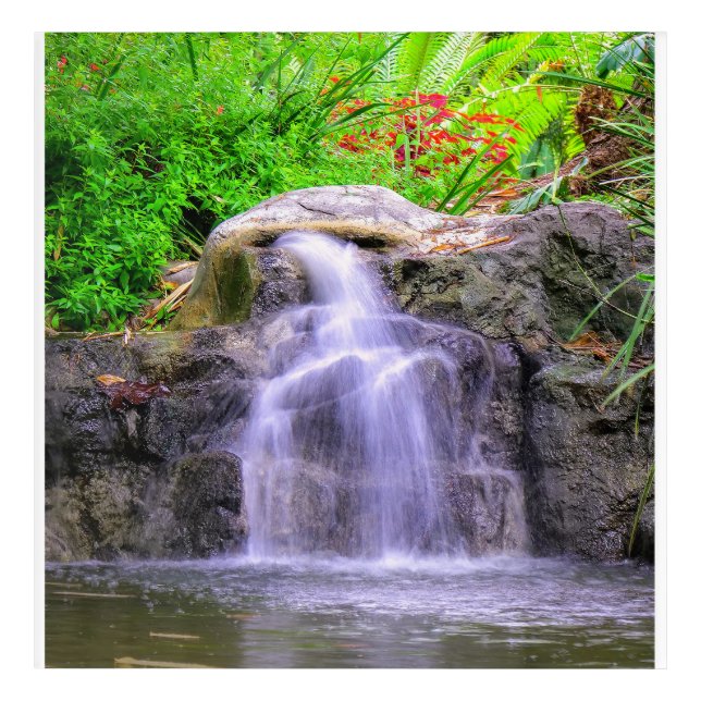 Hidden Garden Cascade Acrylic Print (Front)
