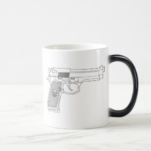 Hidden Gun! Color Morph Mug