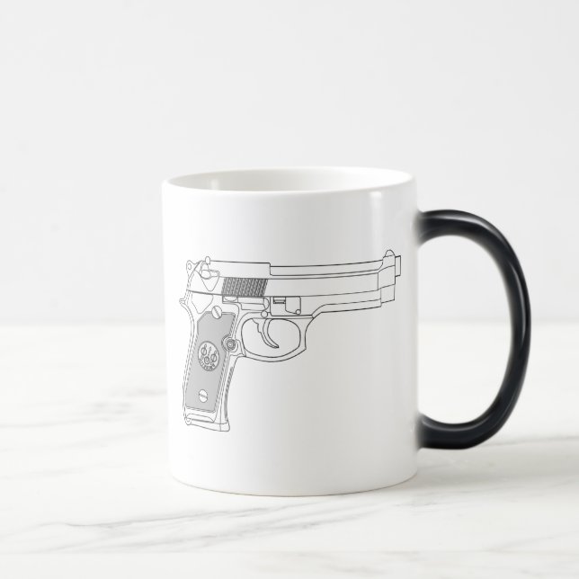 Hidden Gun! Color Morph Mug (Right)