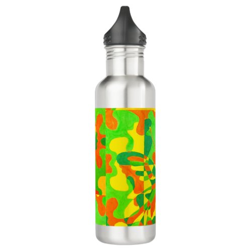 Hidden Harmony A Butterfly blend with Nature Stainless Steel Water Bottle