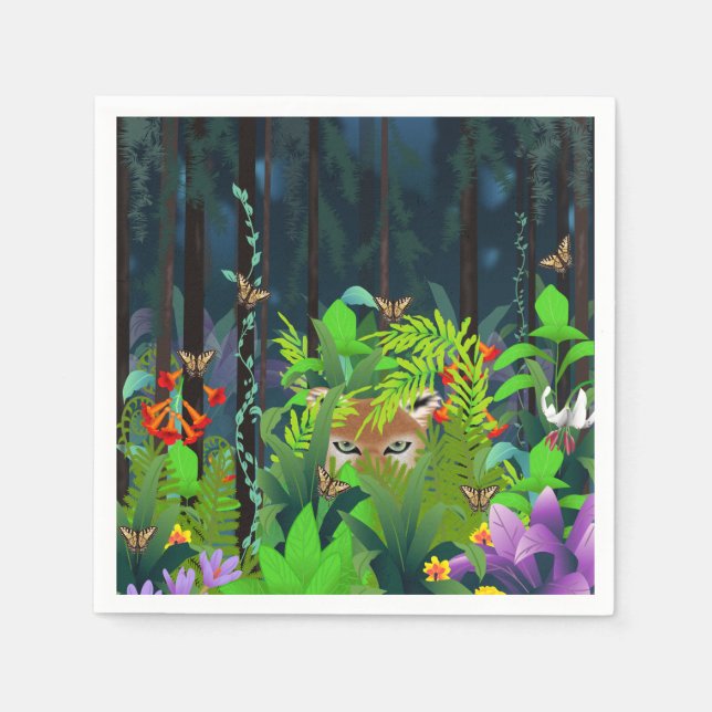 Hidden In The Foliage Napkins (Front)