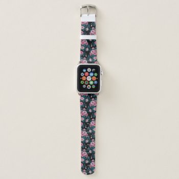 Hidden In The Roses 2 Apple Watch Band by PaintedAnimals at Zazzle