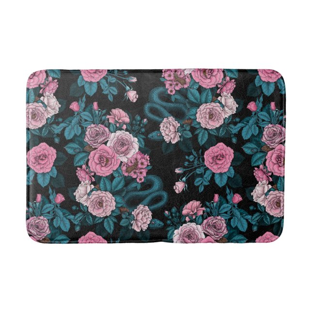 Hidden in the roses 2 bath mat (Front)