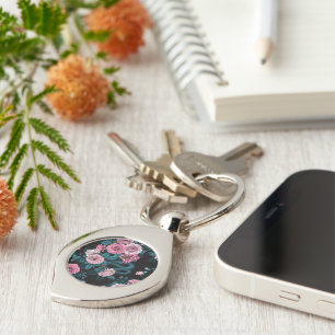 Hidden in the roses 2 keychain