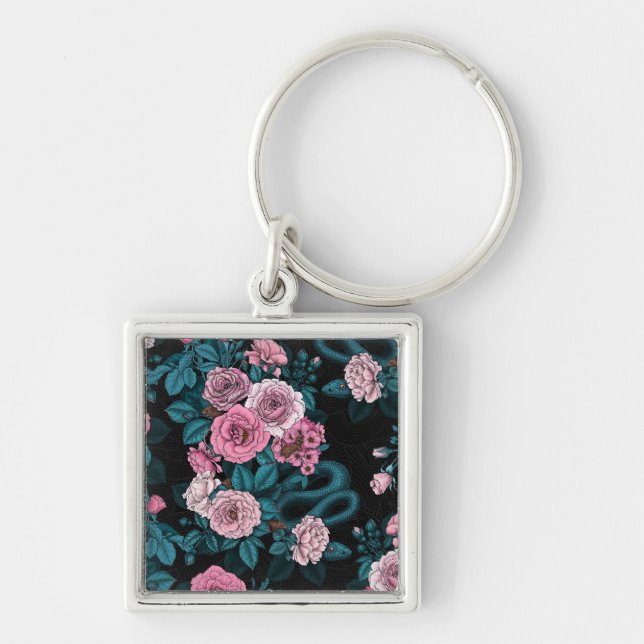 Hidden in the roses 2 keychain (Front)