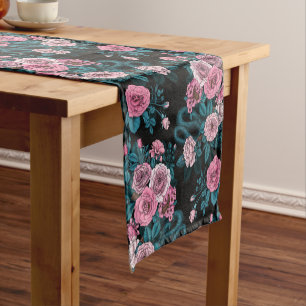 Hidden in the roses 2 short table runner