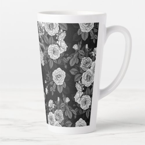 Hidden in the roses 3 latte mug