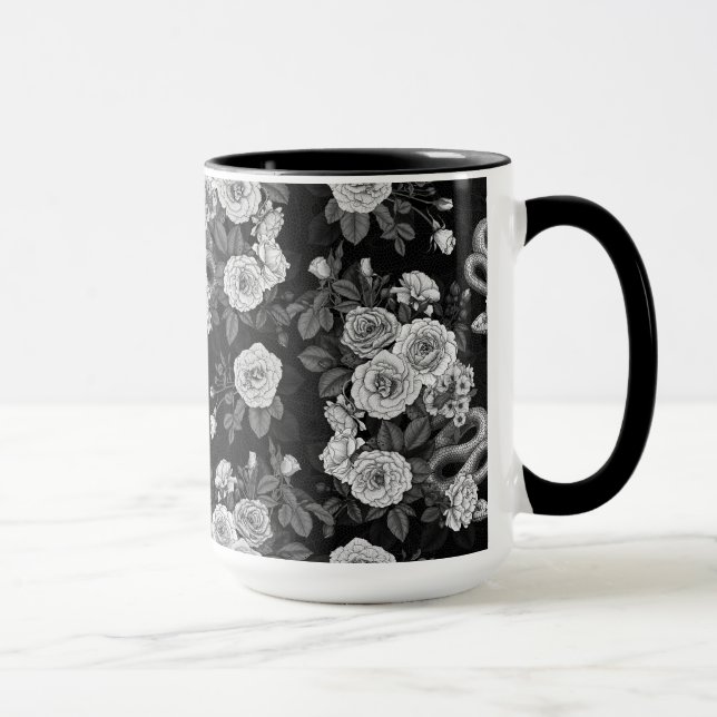 Hidden in the roses 3 mug (Right)