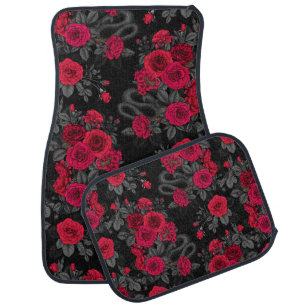 Hidden in the roses car floor mat