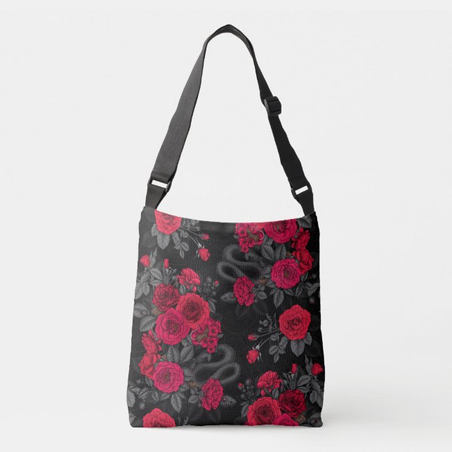Hidden in the roses crossbody bag (Front)
