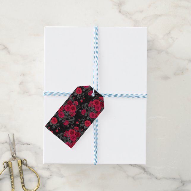 Hidden in the roses gift tags (With Twine)