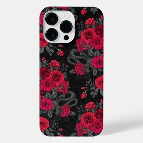 Hidden in the roses iPhone 14 pro max case