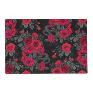Hidden in the roses placemat