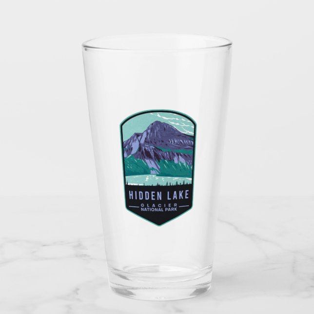 Hidden Lake Glacier National Park Glass (Front)