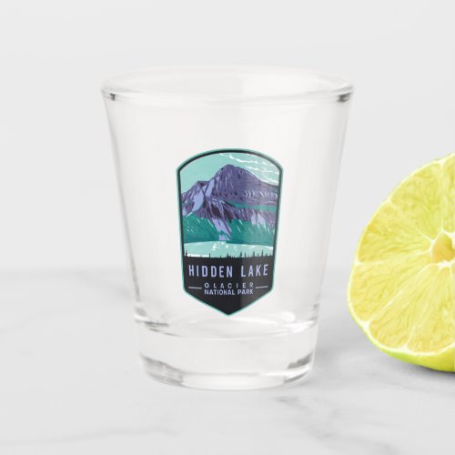 Hidden Lake Glacier National Park Shot Glass