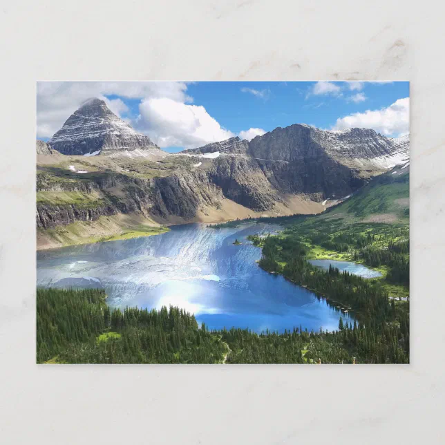 Hidden Lake in Glacier National Park Postcard | Zazzle