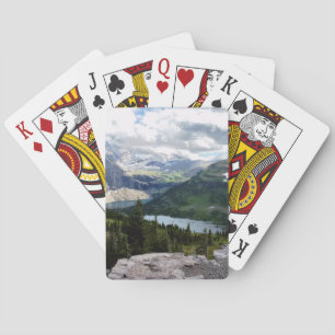 Hidden Lake Overlook Glacier National Park Montana Poker Cards