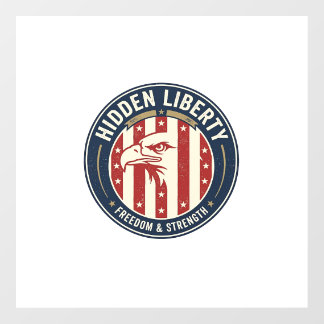 Hidden Liberty Patriotic Patriotic Optical Illusio Floor Decals