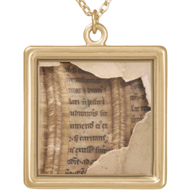 hidden library book necklace (Front)