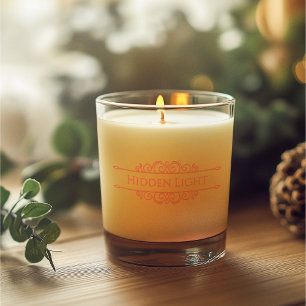 Hidden Light - a small Thank You Scented Candle