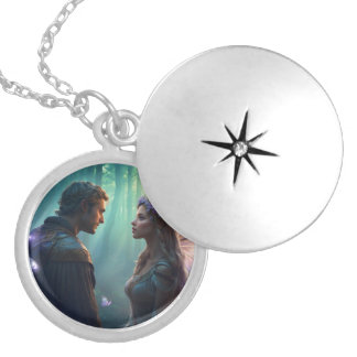Hidden Lovers of the Forest Grove Locket Necklace