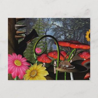 Hidden Mad Hatter postcard