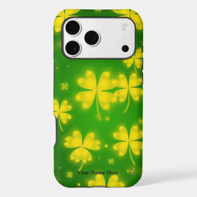 Hidden Meadow: Enchanted Four-Leaf Clover Edition Case-Mate iPhone Case (Back)