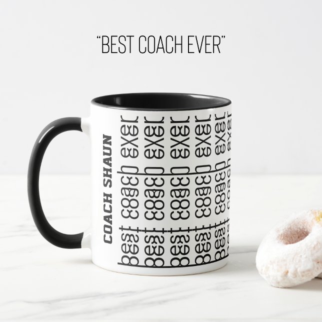 Hidden Message Custom Best Coach Ever Mug (Creator Uploaded)