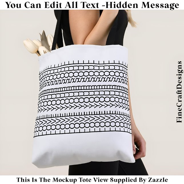 Hidden Message Love Your Soul, Custom 109B Quote Tote Bag (Creator Uploaded)