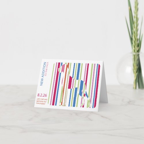 Hidden modern Ghost Great Dane Invitation