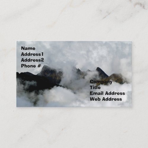 Hidden MountainBusiness Card