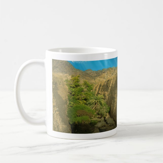 Hidden oasis  coffee mug (Left)