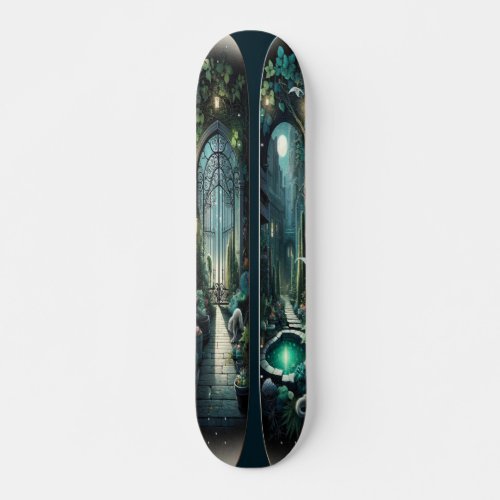 Hidden Oasis Victorian Secret Garden Skateboard 