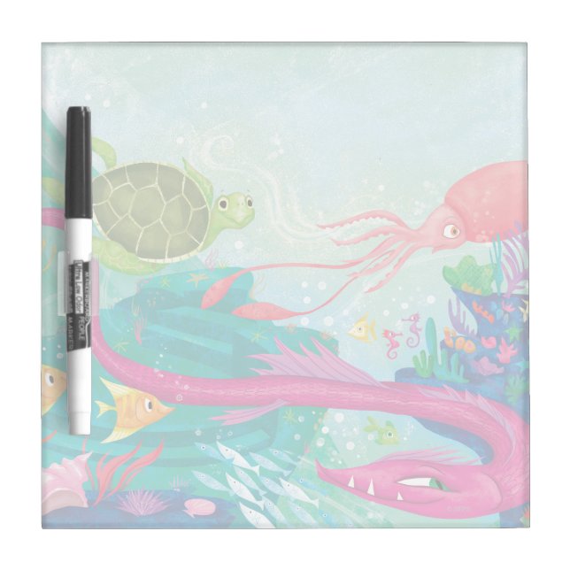 Hidden Ocean Treasures Dry-Erase Board (Front)