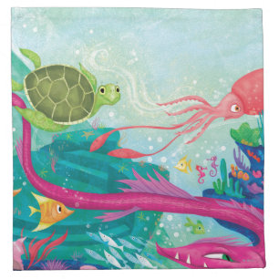 Hidden Ocean Treasures Napkin