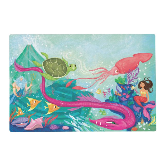 Hidden Ocean Treasures Placemat (Front)