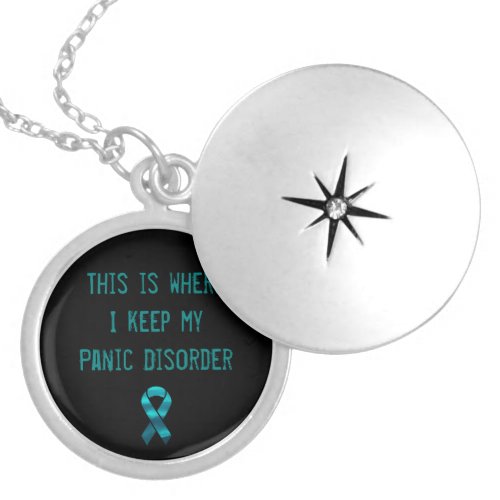 Hidden Panic Disorder Locket Necklace