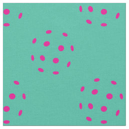 Hidden Pickleballs, pink - custom background Fabric
