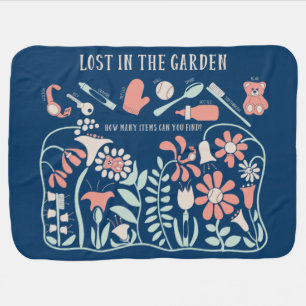 Hidden Picture Puzzle, Seek and Find Game Baby Blanket