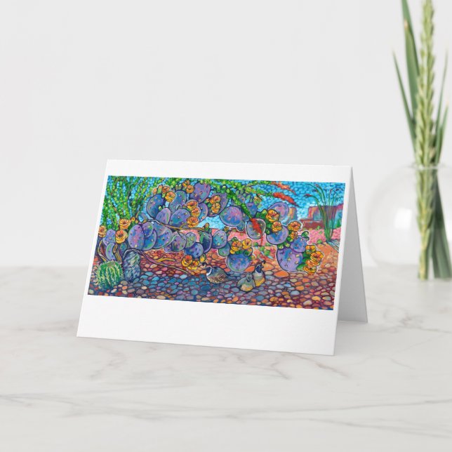 Hidden Quail Thank You Card (Front)