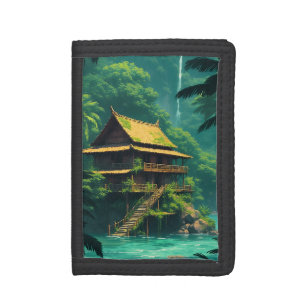 Hidden Rumah in the Rainforest Tri-fold Wallet