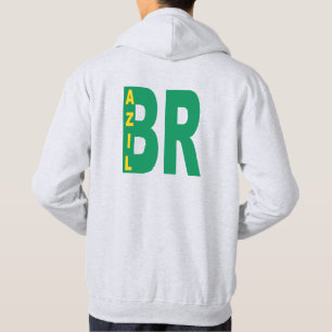 Hidden sweat ash back man DESIGN BRAZIL Hoodie