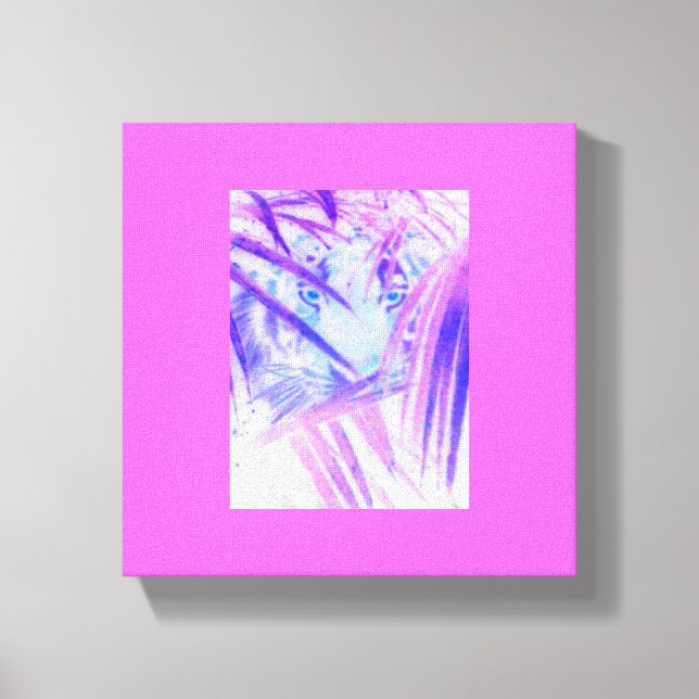 Hidden Tiger Canvas Print (Front)
