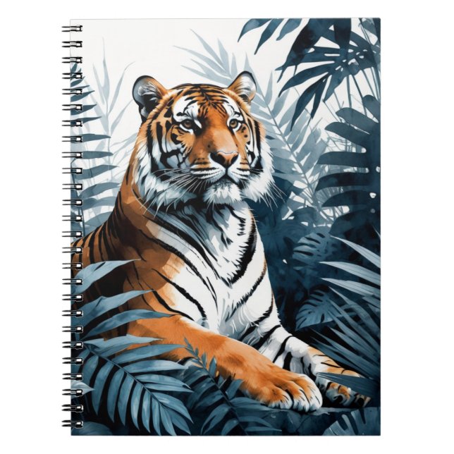 Hidden Tiger in the Jungle Notebook (Front)