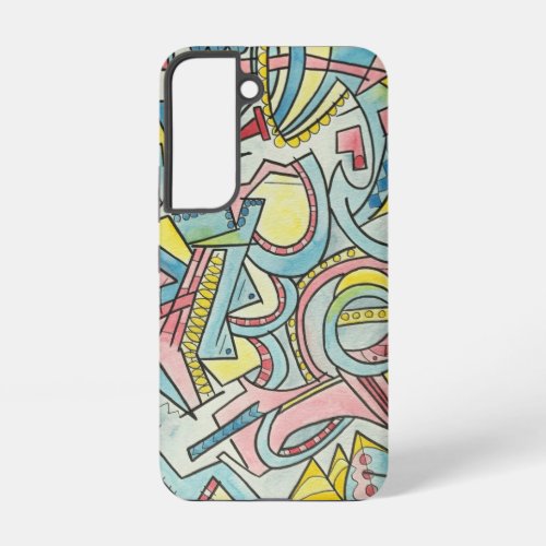 Hidden Treasure_Modern Bauhaus Geometric Art Samsung Galaxy S22 Case