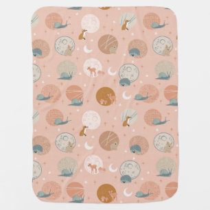 Hidden Treasures - pink Baby Blanket