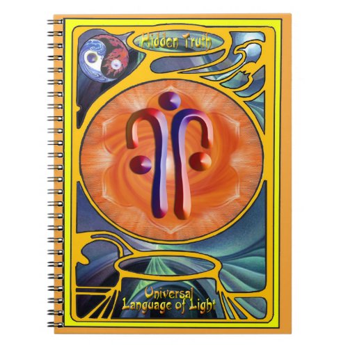 Hidden Truth Symbol Art Notebook