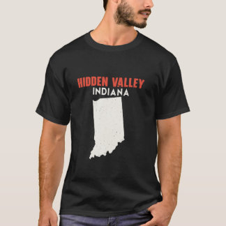 Hidden Valley Indiana USA State America Travel Ind T-Shirt