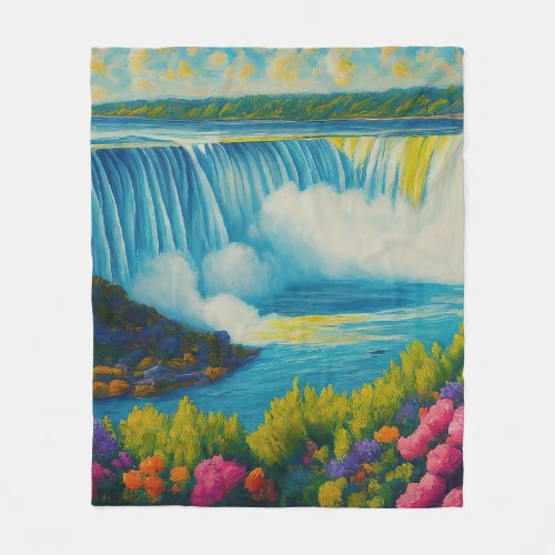 Hidden Waterfall Fleece Blanket